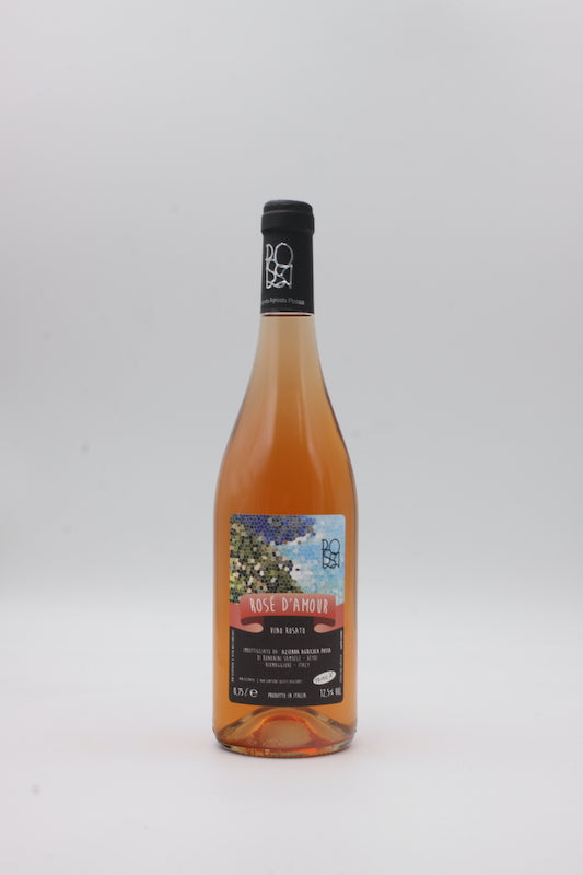 Bonamico und Moscato rosso von den Extremsteillagen der Cinque Terre, handwerklich vinifiziert von Heydi Samuele Bonanini. Ungefiltert und ungeschwefelt.